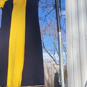 Boden Yellow and Black Dress